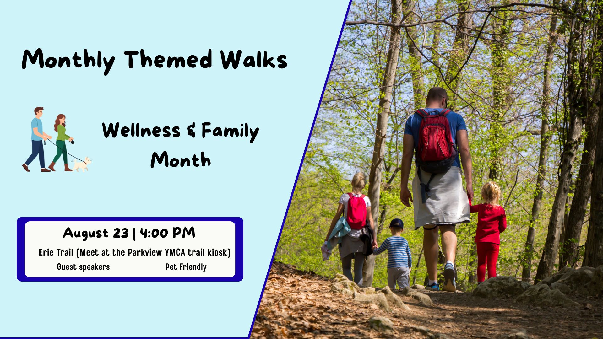 Monthly Themed Walk :  Wellness & Family Edition