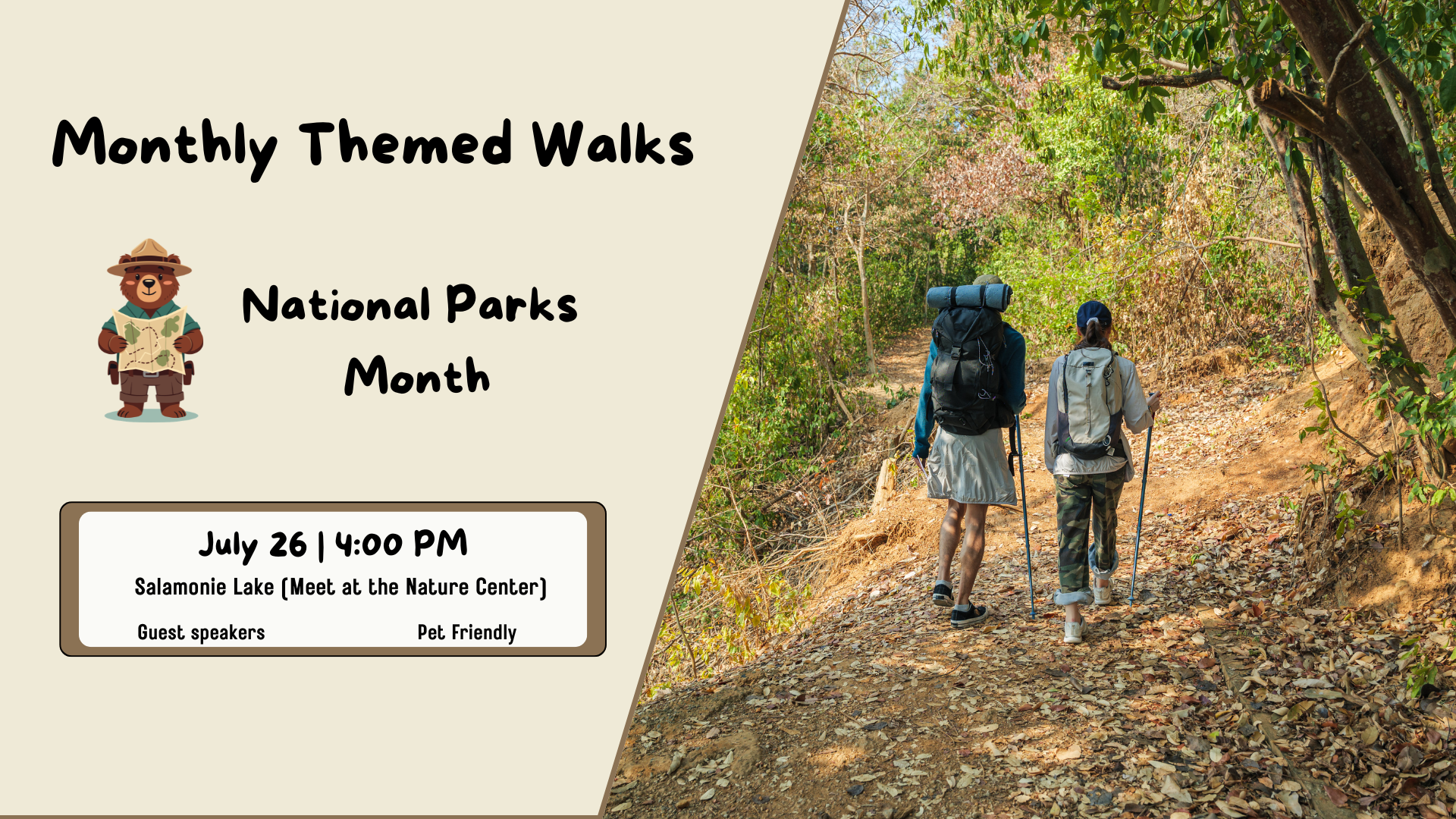Monthly Themed Walk :  National Parks Edition: Explore the Outdoors