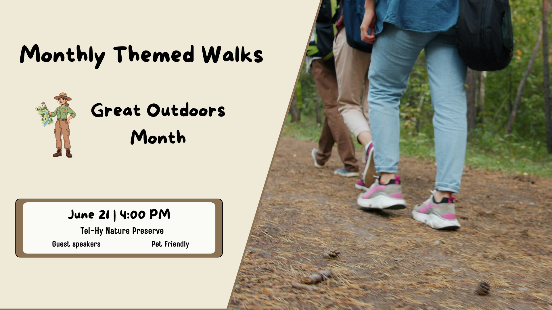 Monthly Themed Walk :  Great Outdoors Edition